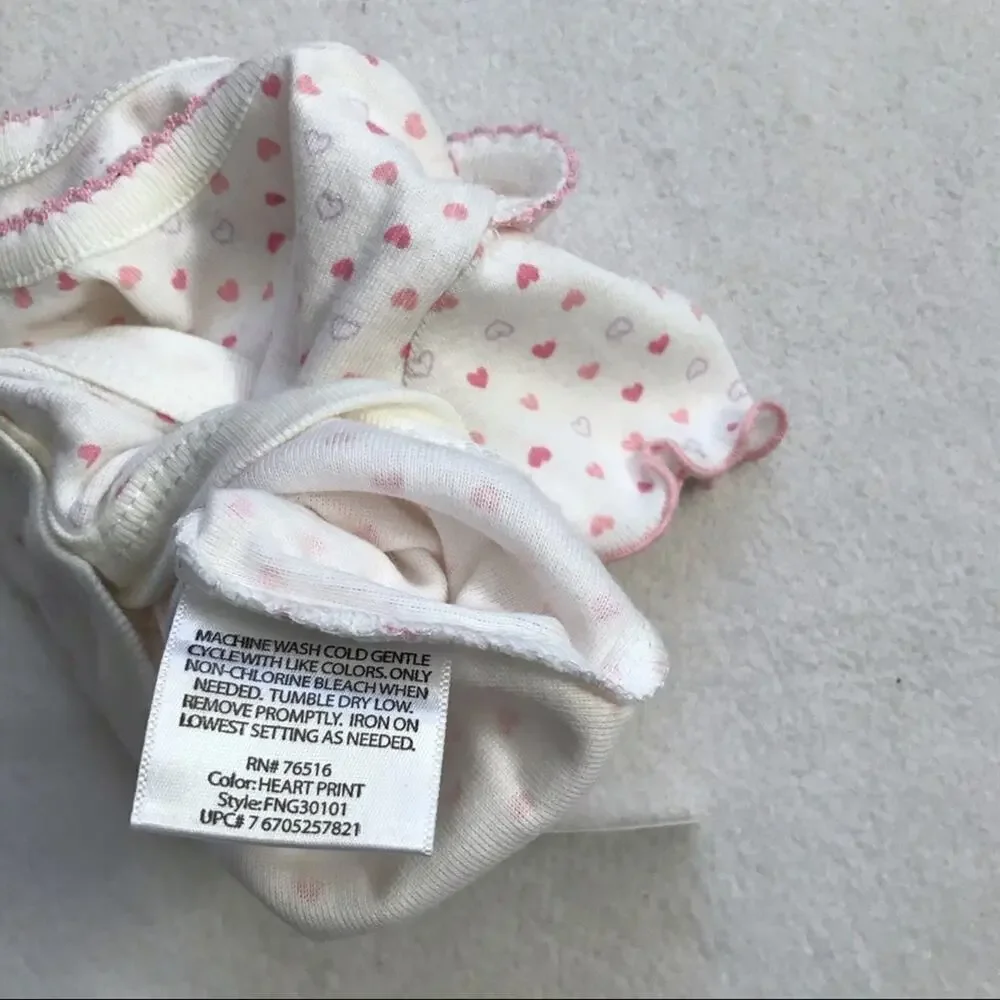 Faded Glory NWT Set of 3 Bodysuit for Girls NB
